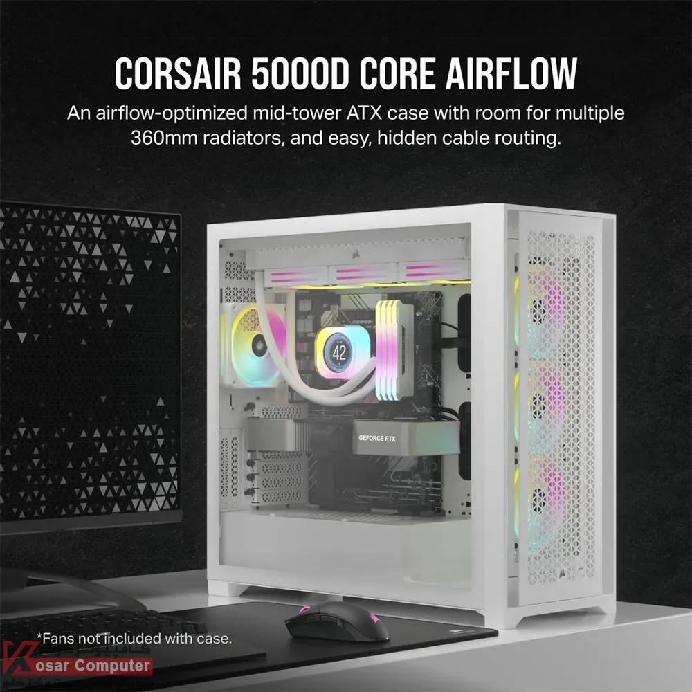 CORSAIR-5000D-CORE-AIRFLOW-WHITE
