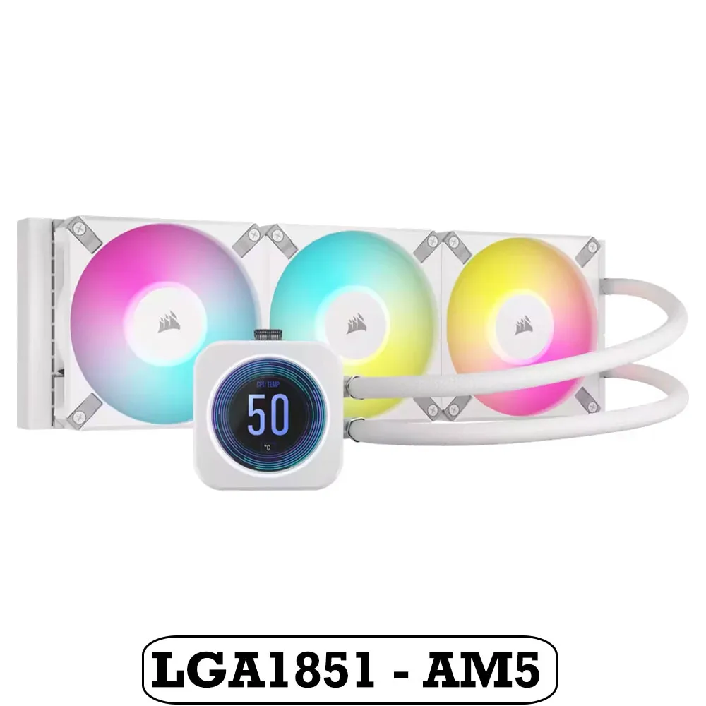 CORSAIR-H150i-ELITE-LCD-XT-Display-WHITE