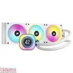 CORSAIR-iCUE-H150i-LCD white