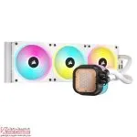 CORSAIR-iCUE-H150i-LCD white