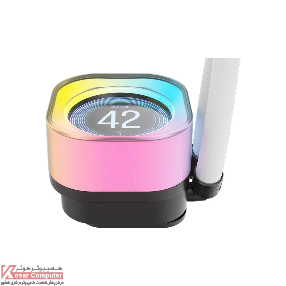 CORSAIR-iCUE-H150i-LCD white