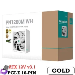 پاور دیپ کول 1200 وات مدل PN1200M WH ATX 3.1
