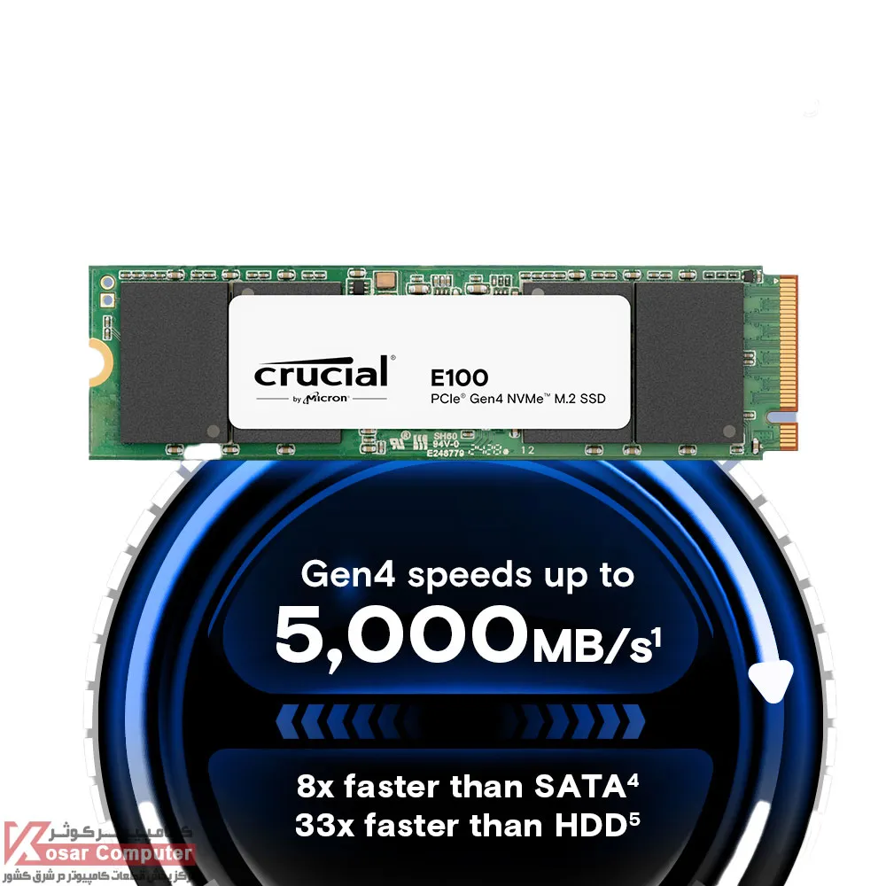 SSD-CRUCIAL-E100 1T