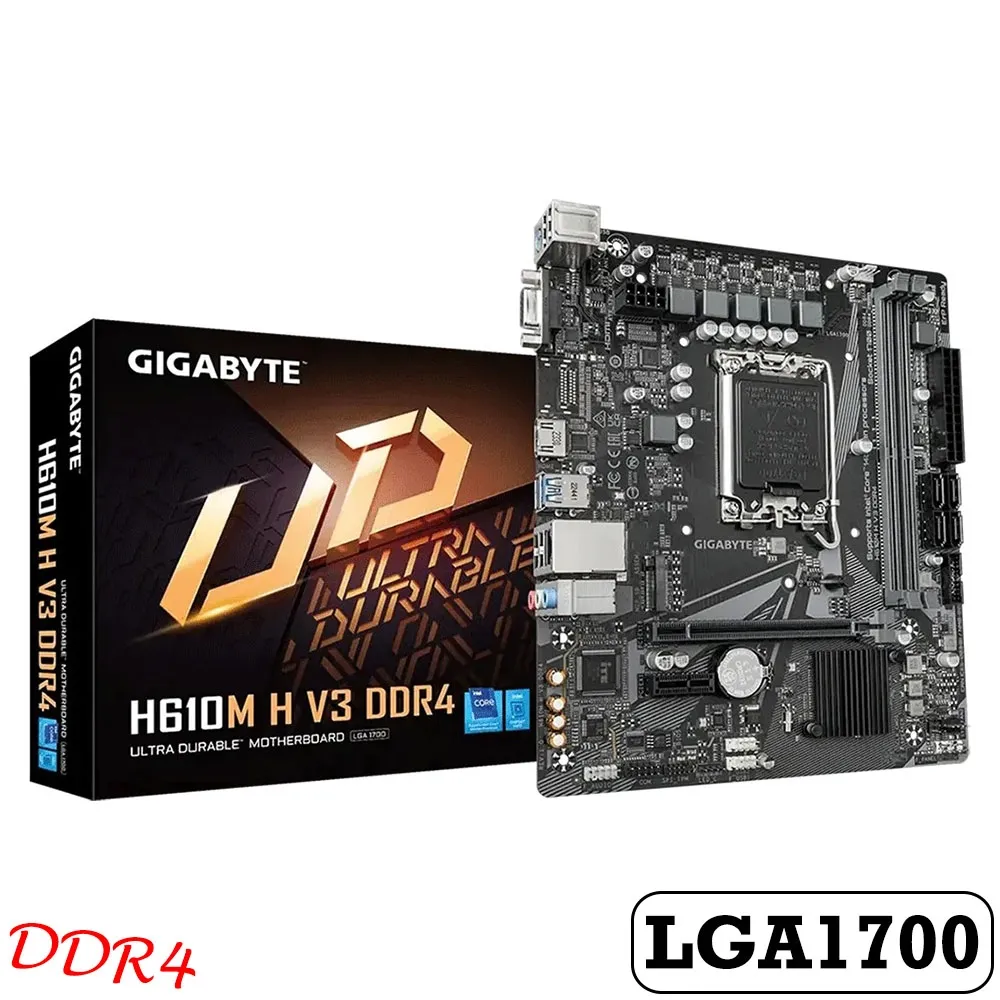 GIGABYTE-H610M-H-V3-DDR4